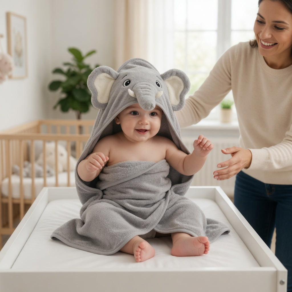Bath time should be warm, not stressful